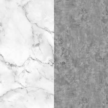 Alumiinium komposiitplaat Stocksund Stole U3 valge marmor / tume tsement