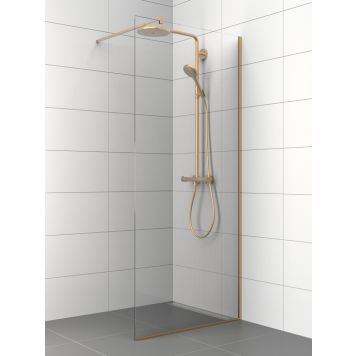 Dušisein fikseeritud Nordium  199,5 cm messing 90 cm