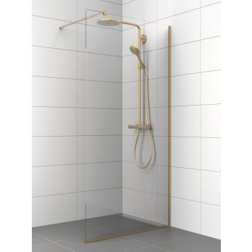 Dušisein fikseeritud Nordium  199,5 cm messing 100 cm