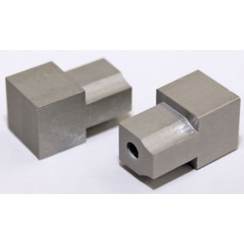 Plaadiliistu nurk Dione nelikant hõbe-anodeeritud 10 mm