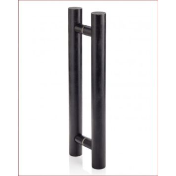 Saunaukse käepide Andres L-400B must