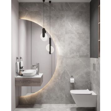 LED-peegel Andres D 140 x 70 cm