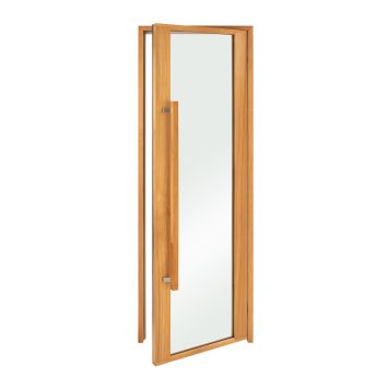 Saunauks Andres Etna läbipaistev termotöödeldud raam