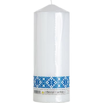 Lauaküünal 8 x 20 cm, valge