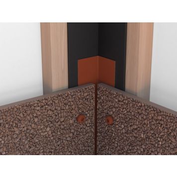 Sisenurgaliist fassaadi sokliplaadile RR21 hall, 2 m