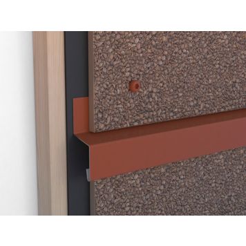 Tilgaplekk fassaadi sokliplaadile RR750 punane, 2 m