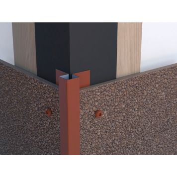 Välisnurgaliist fassaadi sokliplaadile RR750 punane, 2m