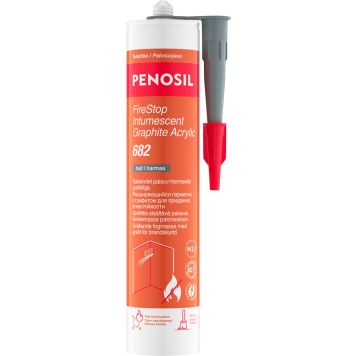 Tulekindel hermeetik Penosil FireStop Intumescent Graphite Acrylic 682
