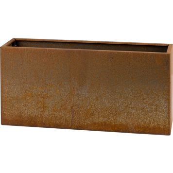 Lillepott Recal Corten120 x 40 x 50 cm, teras