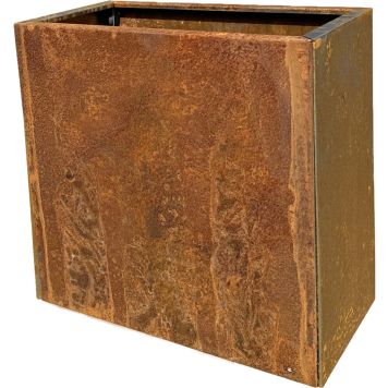 Lillepott Recal Corten 55 x 25 x 55 cm, teras