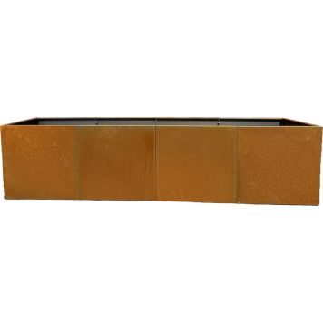 Lillepott Recal Corten 220 x 55 x 55 cm, teras