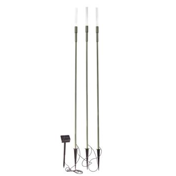 Solarvalgusti Luxform Ronda 3tk roheline