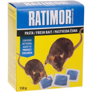 Hiire- ja rotimürk Ratimor pastapadjad 150 g