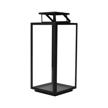 Latern Della 21 x 21 x 53 cm, must