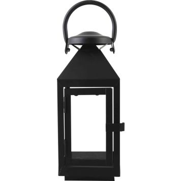 Latern Edith 10 x 10 x 23 cm, must