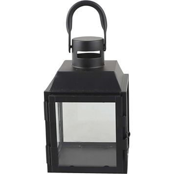 Latern Freya 16 x 10 x 10 cm, must