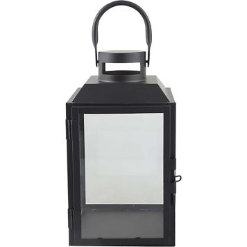 Latern Freya 23,5 x 13 x 14 cm, must