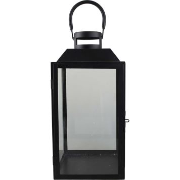 Latern Freya 40 x 19 x 20 cm, must