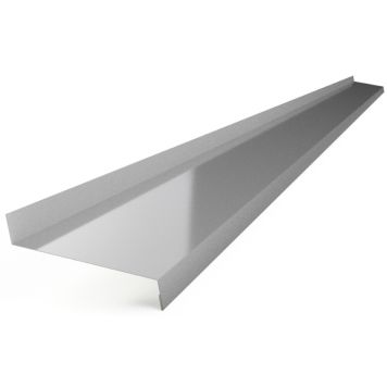 Sokliplekk Pir Standard 20 x 100 x 20 x 2500 mm RAL9010 valge