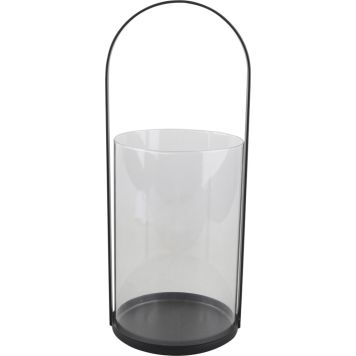 Latern Gitte 12 x 30 cm, must