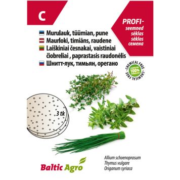 Murulaugu, tüümiani, pune seemnekettad