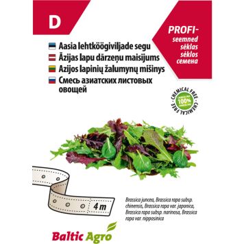 Aasia lehtköögiviljade segu seemnelindil Baltic Agro