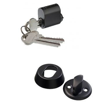 Südamiku komplekt Valnes must 18 mm