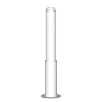 Trepi tugipiilar Atrium Mini valge RAL9003