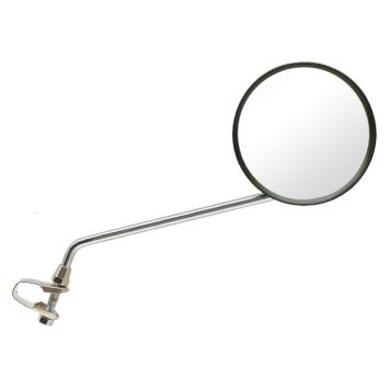 Tahavaatepeegel rattale Cavo must/hõbedane 10 cm