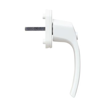 Aknakäepide Solid Elements lukustatav valge