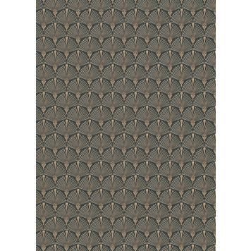 Fliistapeet Erismann Versailles 10346-15, must/kuldne