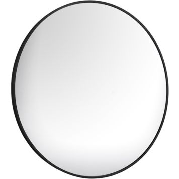 Peegel Britt Ø 70 cm, must