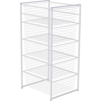 Korvriiul Lundbergs 450 x 535 x 1040 mm valge