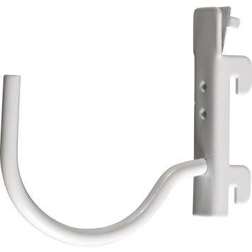 Riputuskonks 75,4 x 13,8 x 61,5 mm 2 tk valge