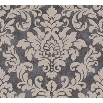 Fliistapeet Diamond ornament, tume taust