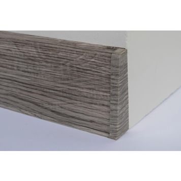 Põrandaliistu ots PVC Dark Pine parem 22 x 75 mm