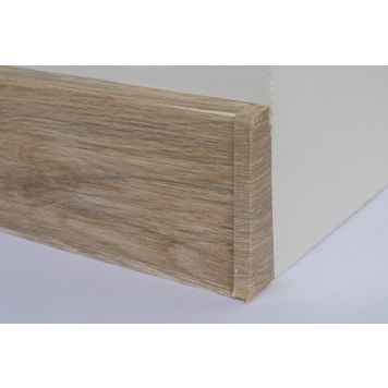 Põrandaliistu ots PVC Tuscany Oak parem 22 x 75 mm