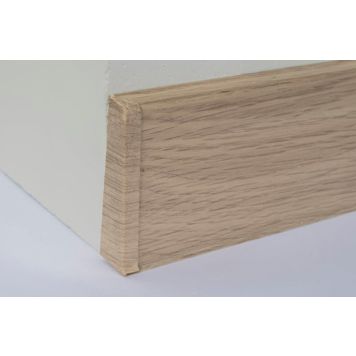 Põrandaliistu ots PVC Alcanta Oak vasak 22 x 75 mm