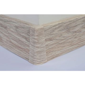 Põrandaliistu välisnurk PVC Bilbao Oak 22 x 75 mm