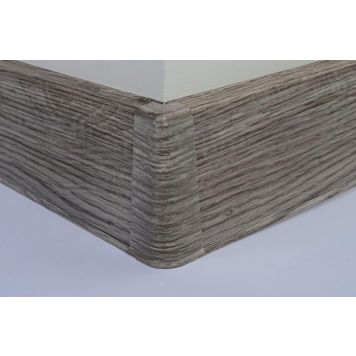 Põrandaliistu välisnurk PVC Dark Pine 22 x 75 mm