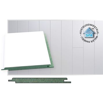Laepaneel Maler SPA MDF valge 8 x 120 x 1890 mm