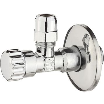 Nurkventiil kroomitud 1/2" x 10 mm