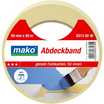 Maalriteip Mako Komfort 50 mm x 50 m