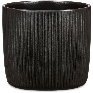 Ümbrispott  Scheurich Linea 909 Ø 13 cm, must