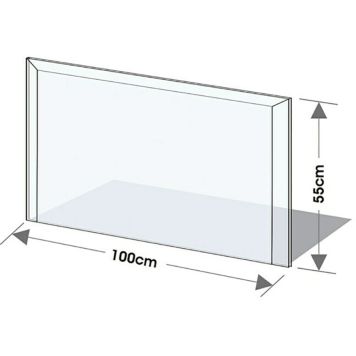 Kaminaesine klaas Lienbacher 55 x 100 cm