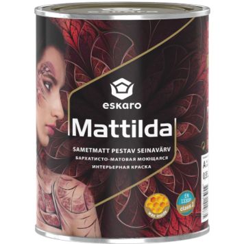 Seinavärv Eskaro Mattilda 0,95 l, valge
