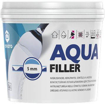 Niiskuskindel pahtel Eskaro Aqua Filler 0,6 l