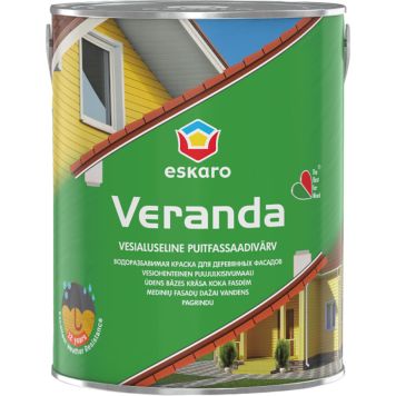 Fassaadivärv Eskaro Veranda 2,85 l, punane
