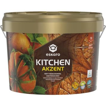 Sisetöödevärv Eskaro Kitchen Akzent A valge 9 l