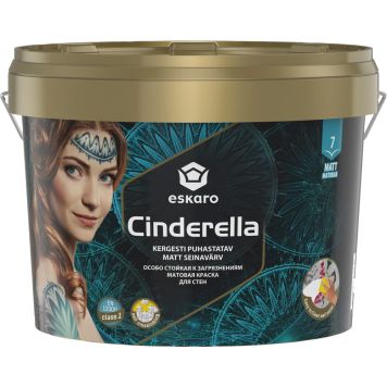 Seinavärv Eskaro Cinderella A valge 9 l